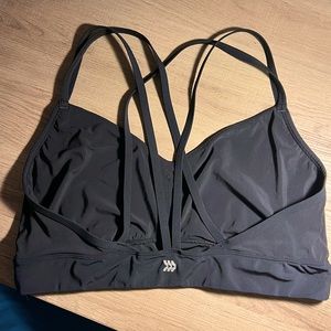 Strappy sports bra
